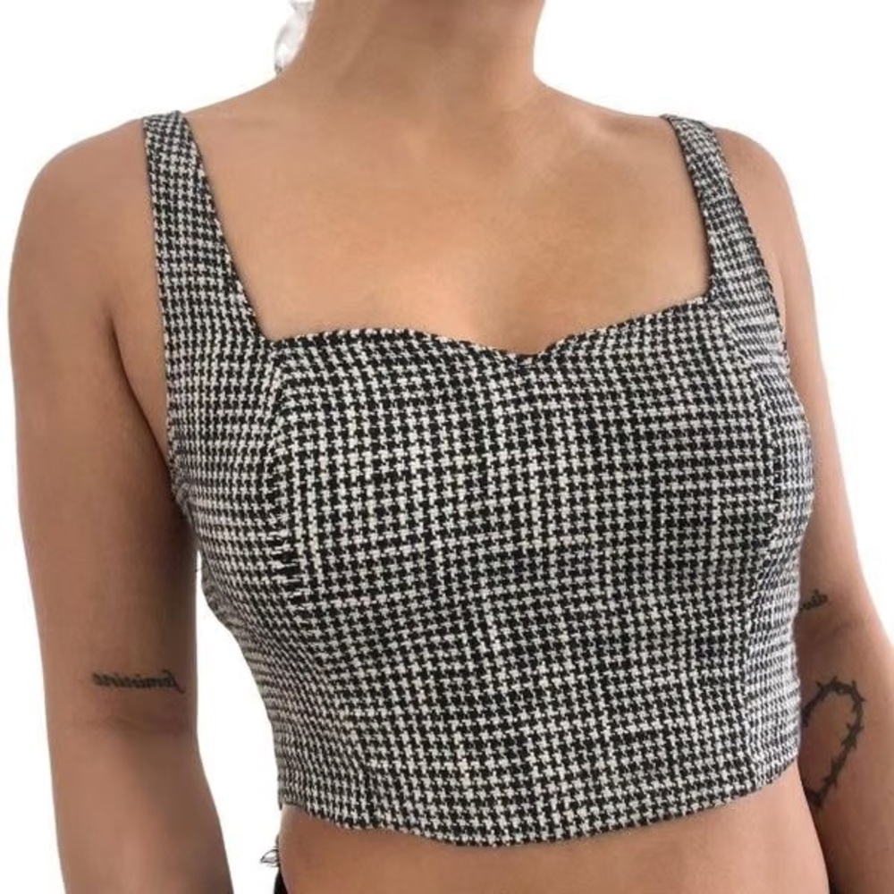 Abercrombie and Fitch Tweed Crop Top size XS